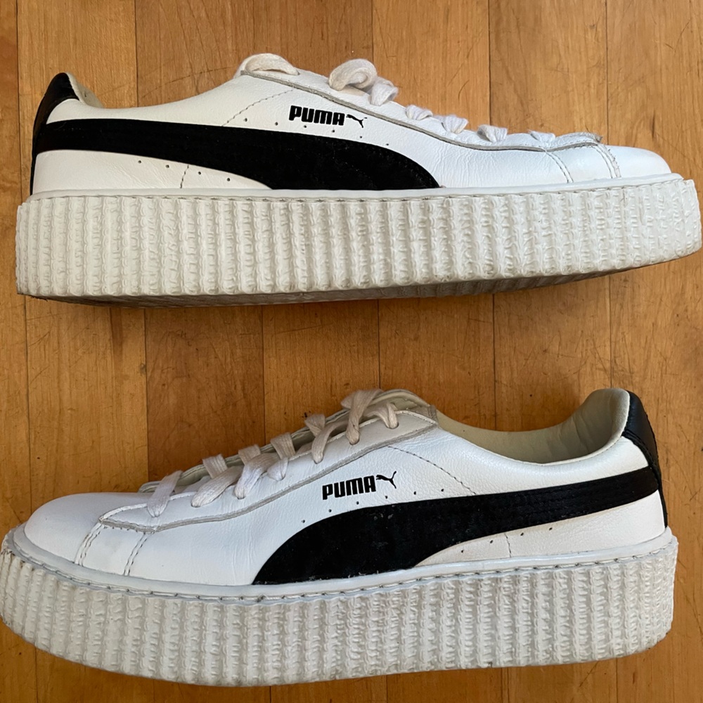 Puma Fenty by Rihanna Women's Size 9 Creeper White Black 364462-01